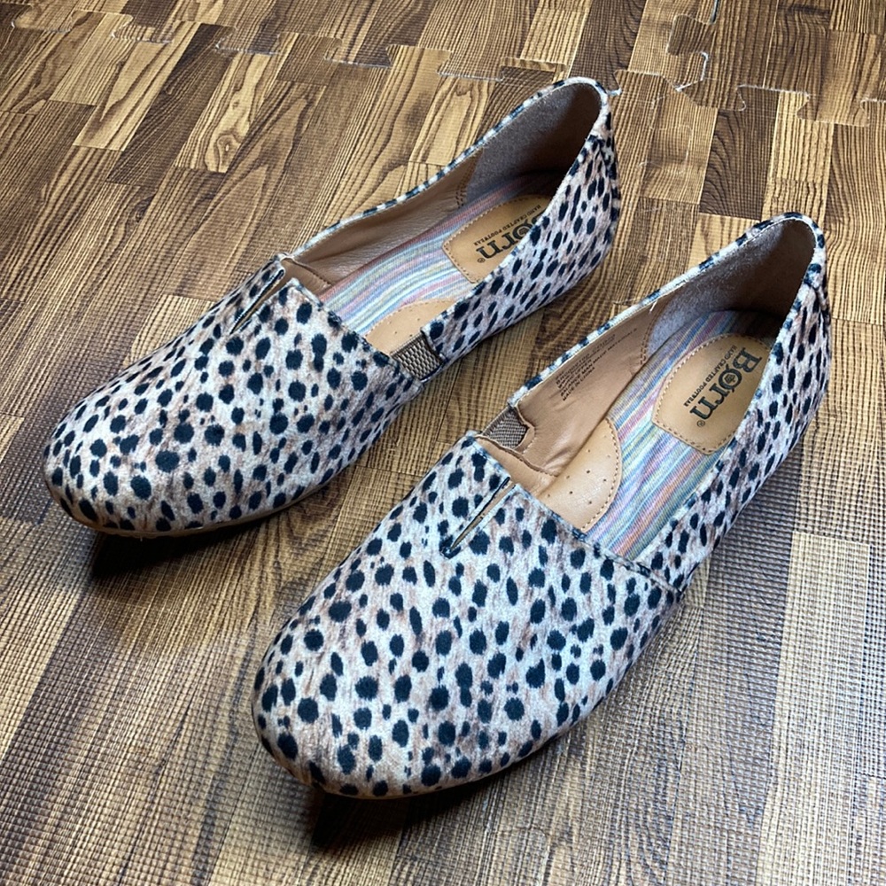 Born handcrafted footwear. Woman’s slip on casual shoes. Size 9